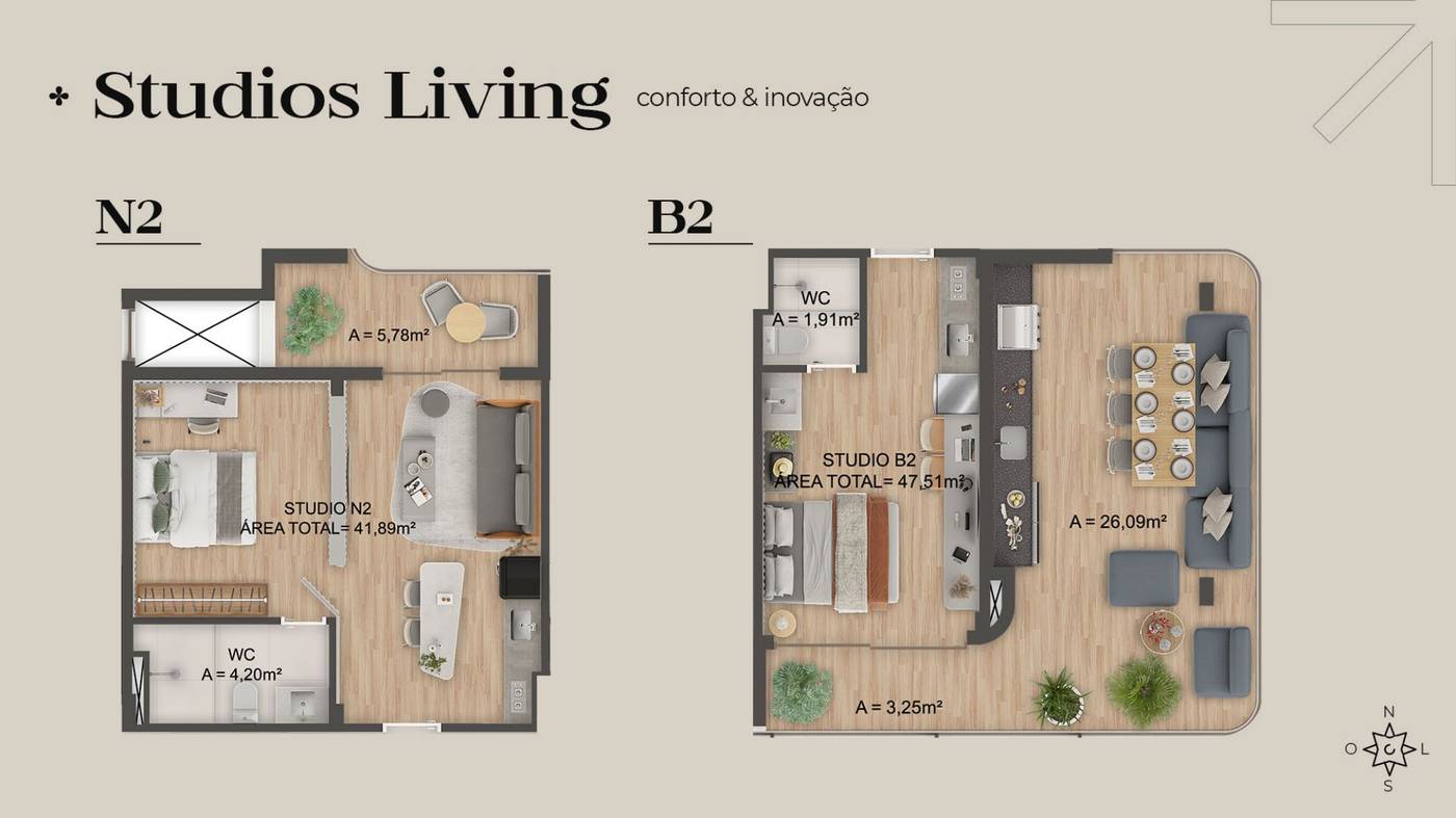 Get-A-Way Flats & Living: perspectiva ilustrativa 7