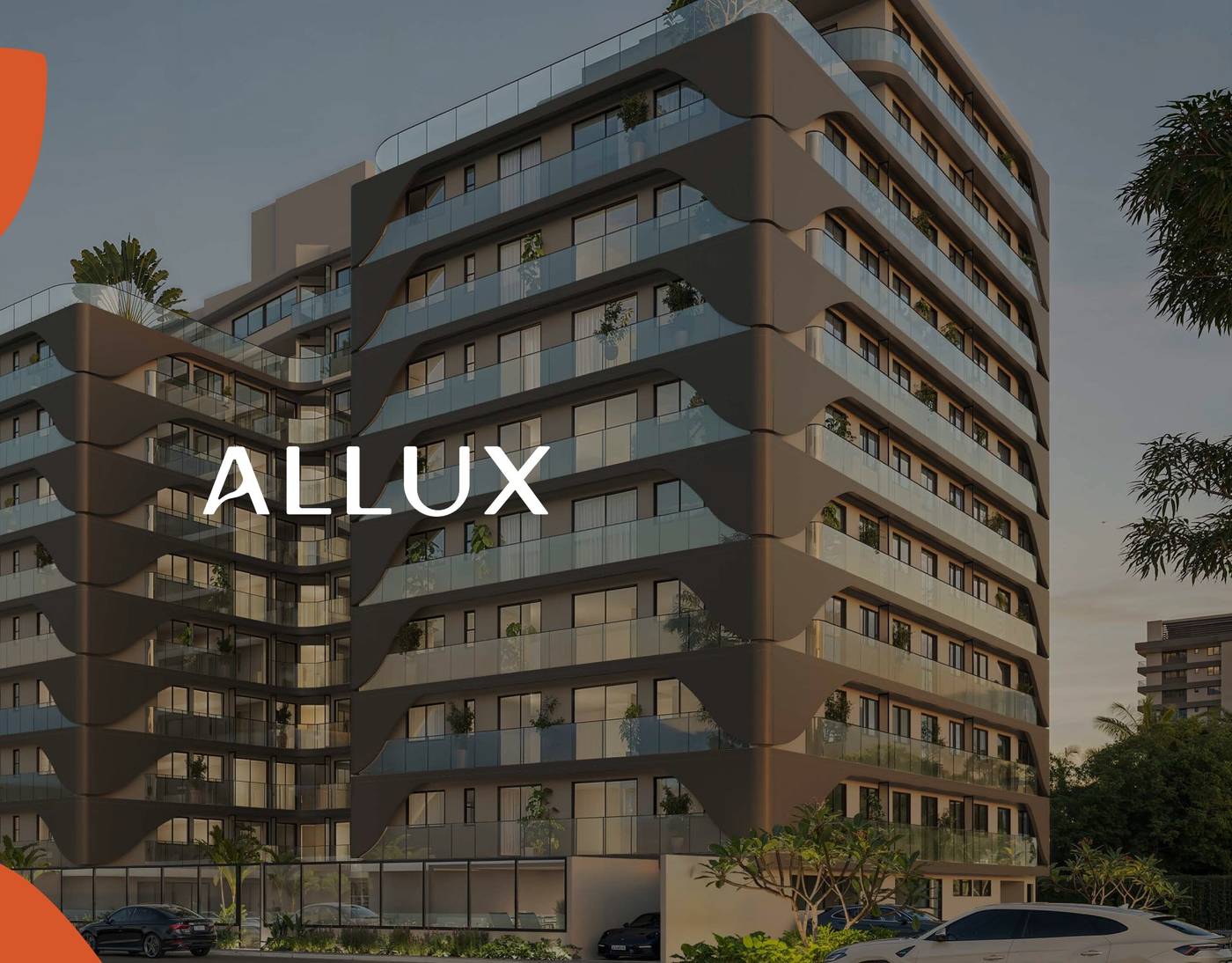 Allux Flat Resort, Intermares: perspectiva do empreendimento